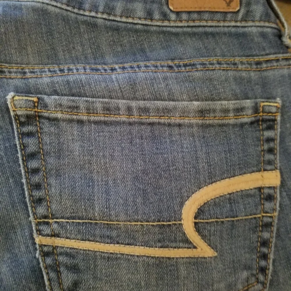 AE American Eagle Artist Super Stretch Jeans Size 6 Short 6S - Picture 5 of 7